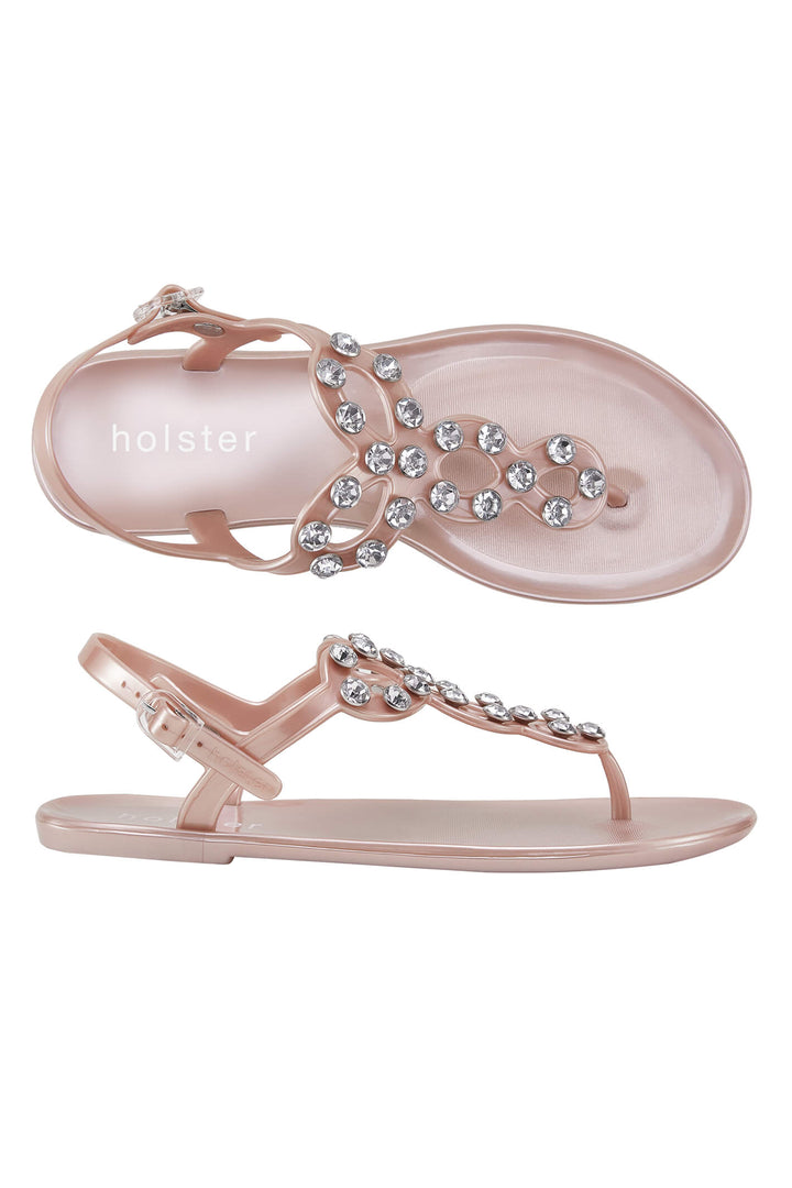 Holster Rose Gold Masquerade Sandals - Experience Boutique