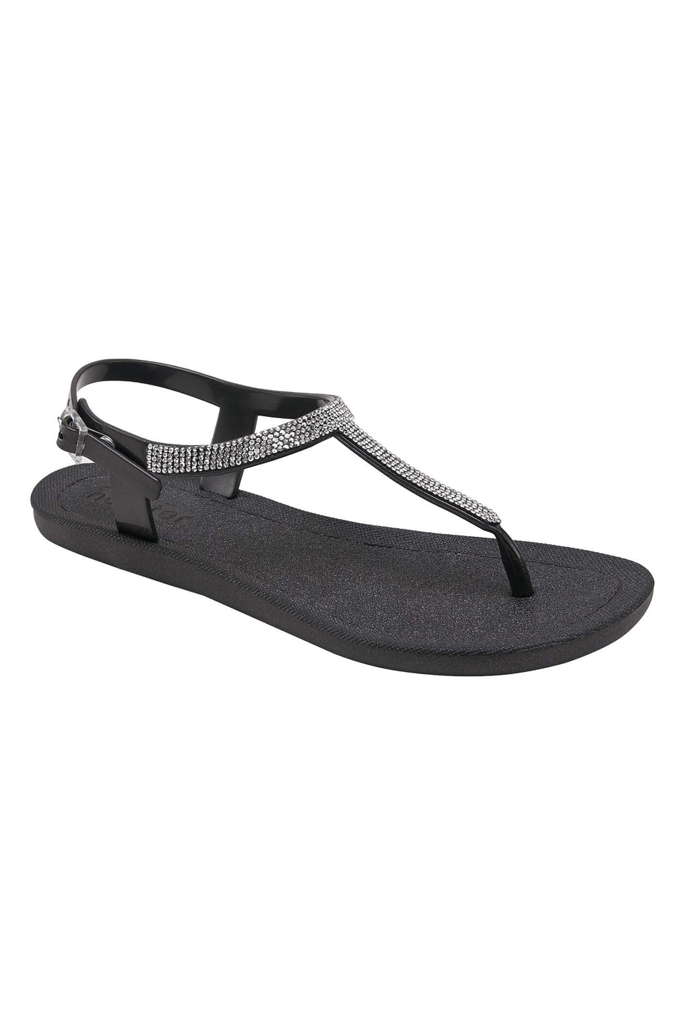Holster Sachi HST353BL5 Black T Bar Sandal - Experience Boutique