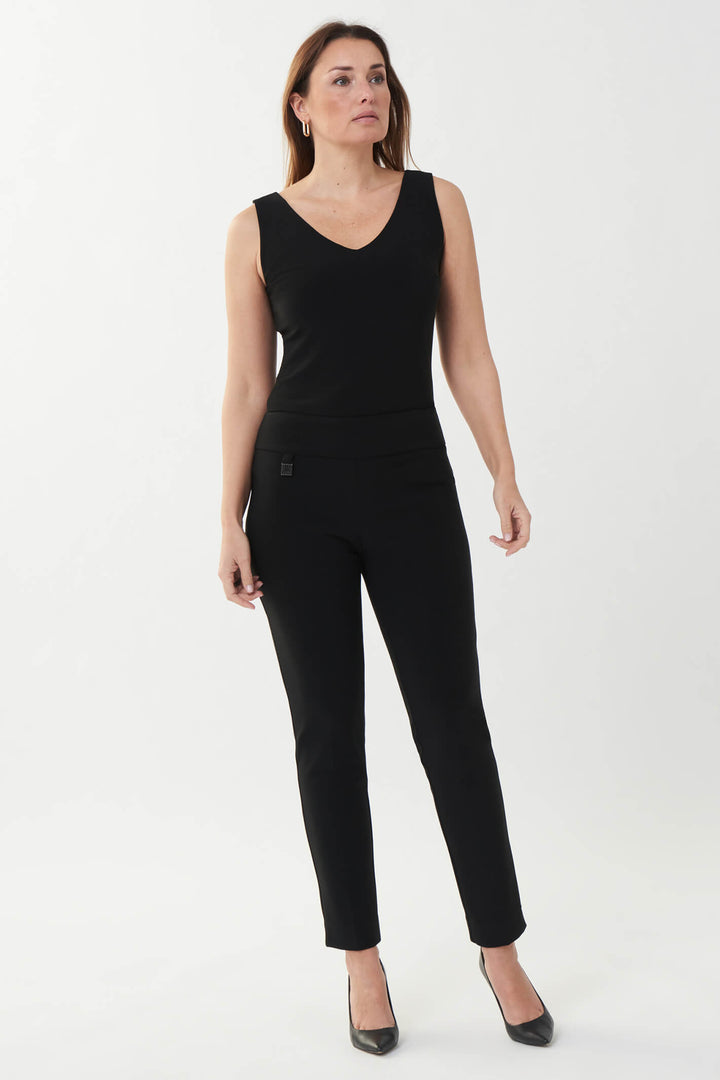 Joseph Ribkoff 144092RR Black Pull-On Trousers - Experience Boutique