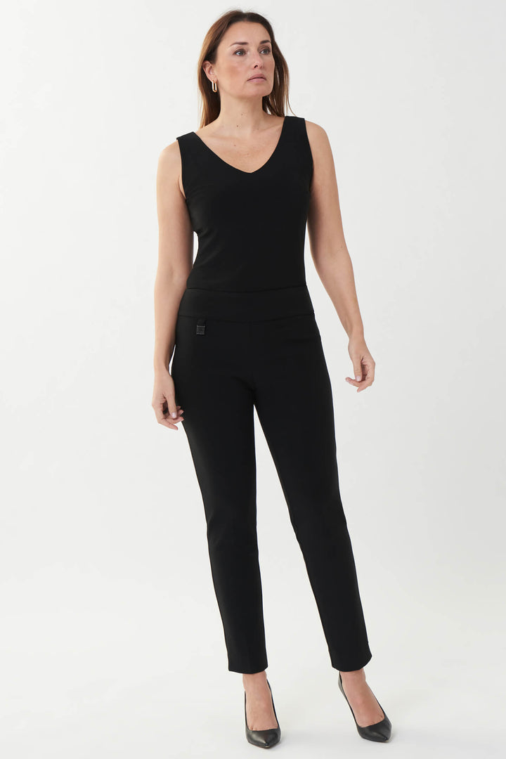 Joseph Ribkoff 144092S Black Pull-On Trousers - Experience Boutique