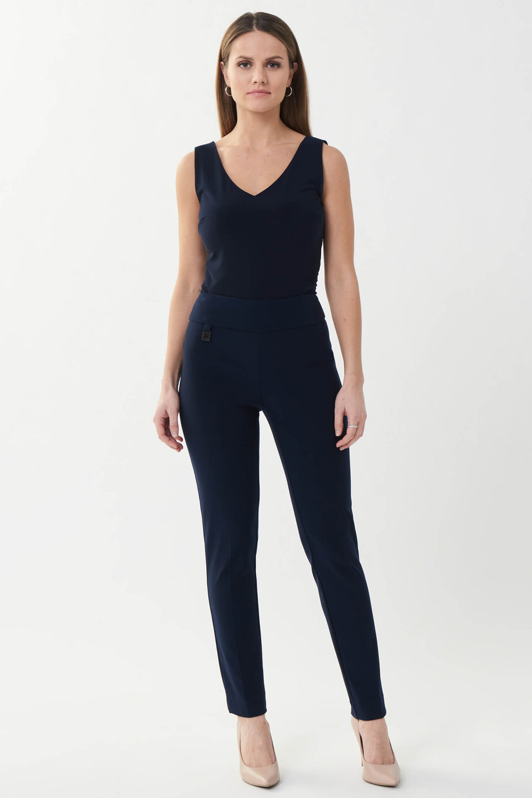 Joseph Ribkoff 144092S Navy Pull-On Trousers - Experience Boutique