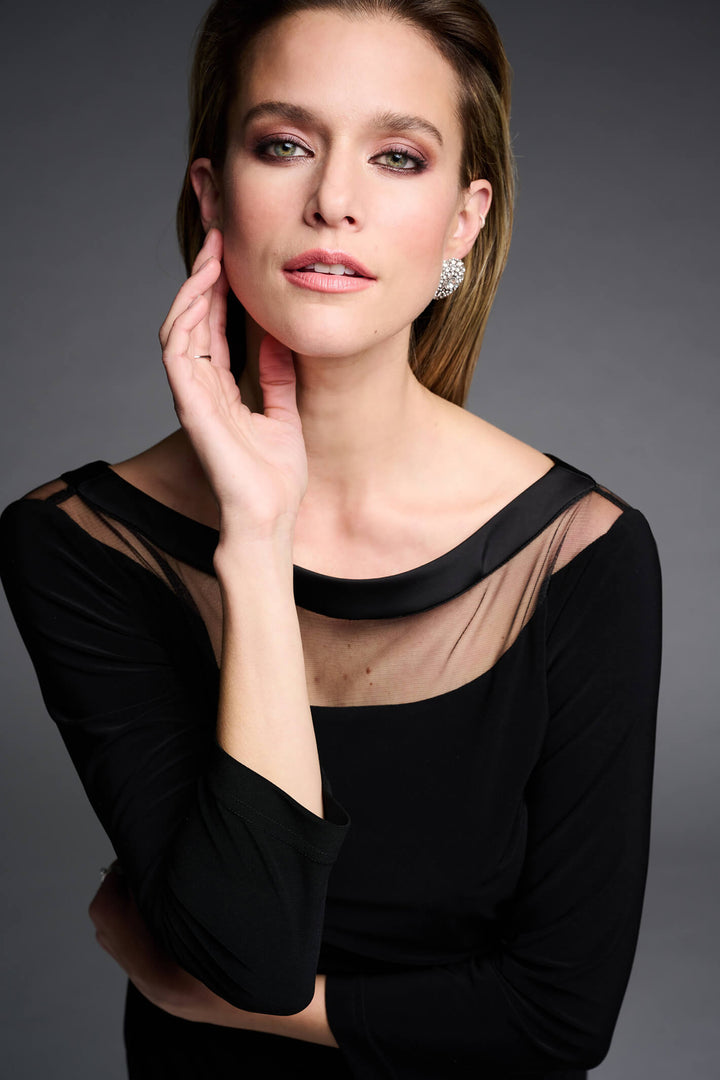 Joseph Ribkoff 223747 Black Cocktail Dress LBD - Experience Boutique