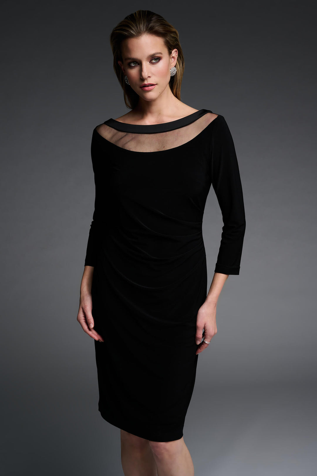 Joseph Ribkoff 223747 Black Cocktail Dress LBD - Experience Boutique
