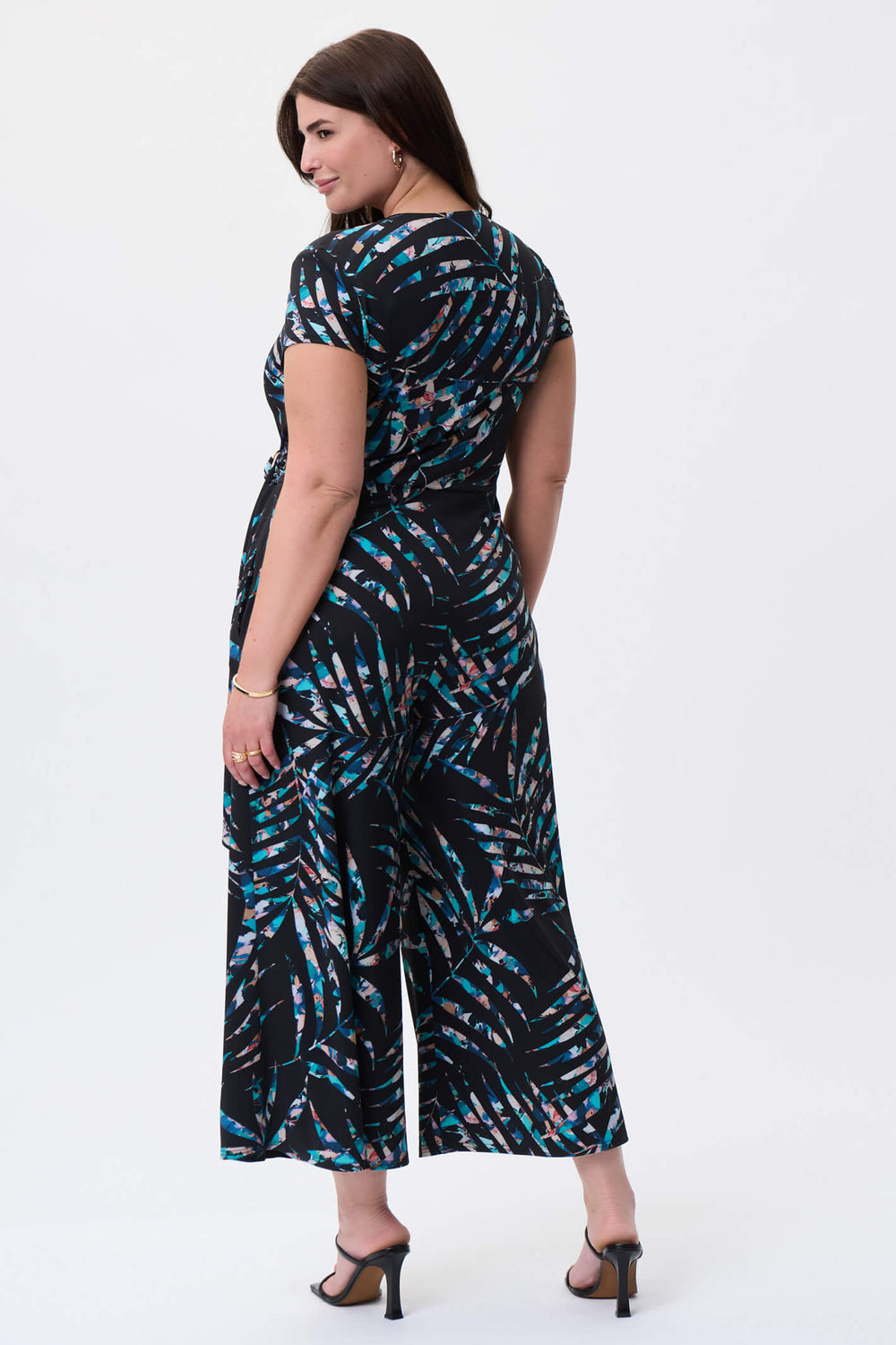 Joseph Ribkoff 231049 Black Printed Jumpsuit - Experience Boutique