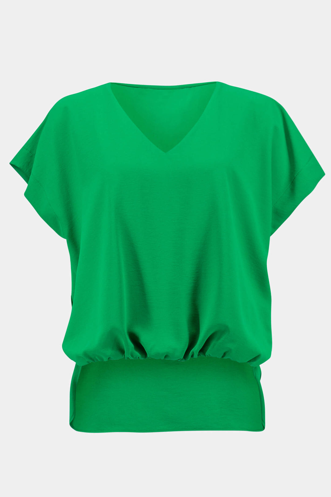 Joseph Ribkoff 231291 Foliage Green Ruched Hem Top - Experience Boutique