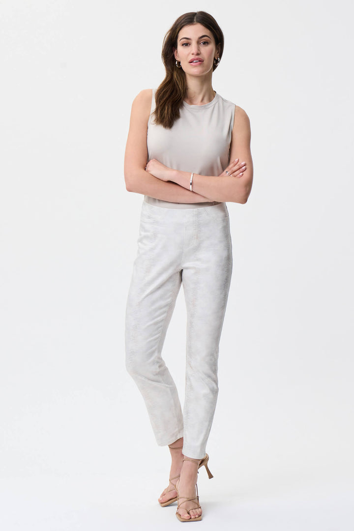 Joseph Ribkoff 231957 Cream Gold Shimmer Trousers - Experience Boutique