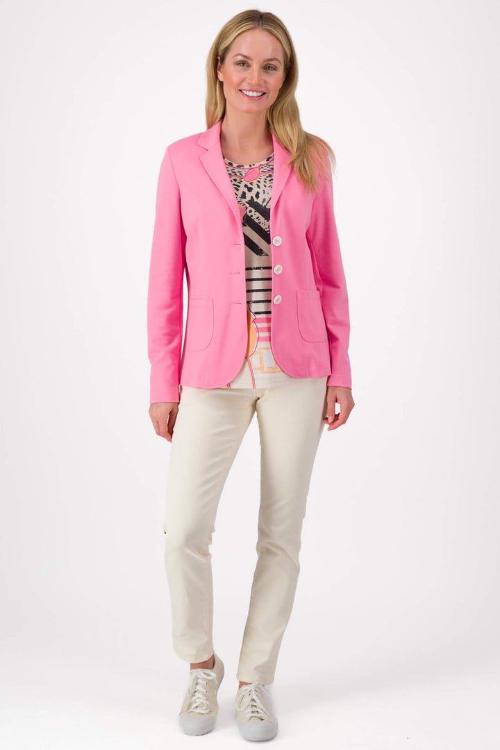 Just White J2915 Pink Blazer - Experience Boutique
