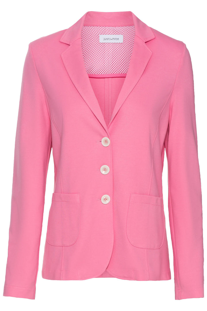 Just White J2915 Pink Blazer - Experience Boutique