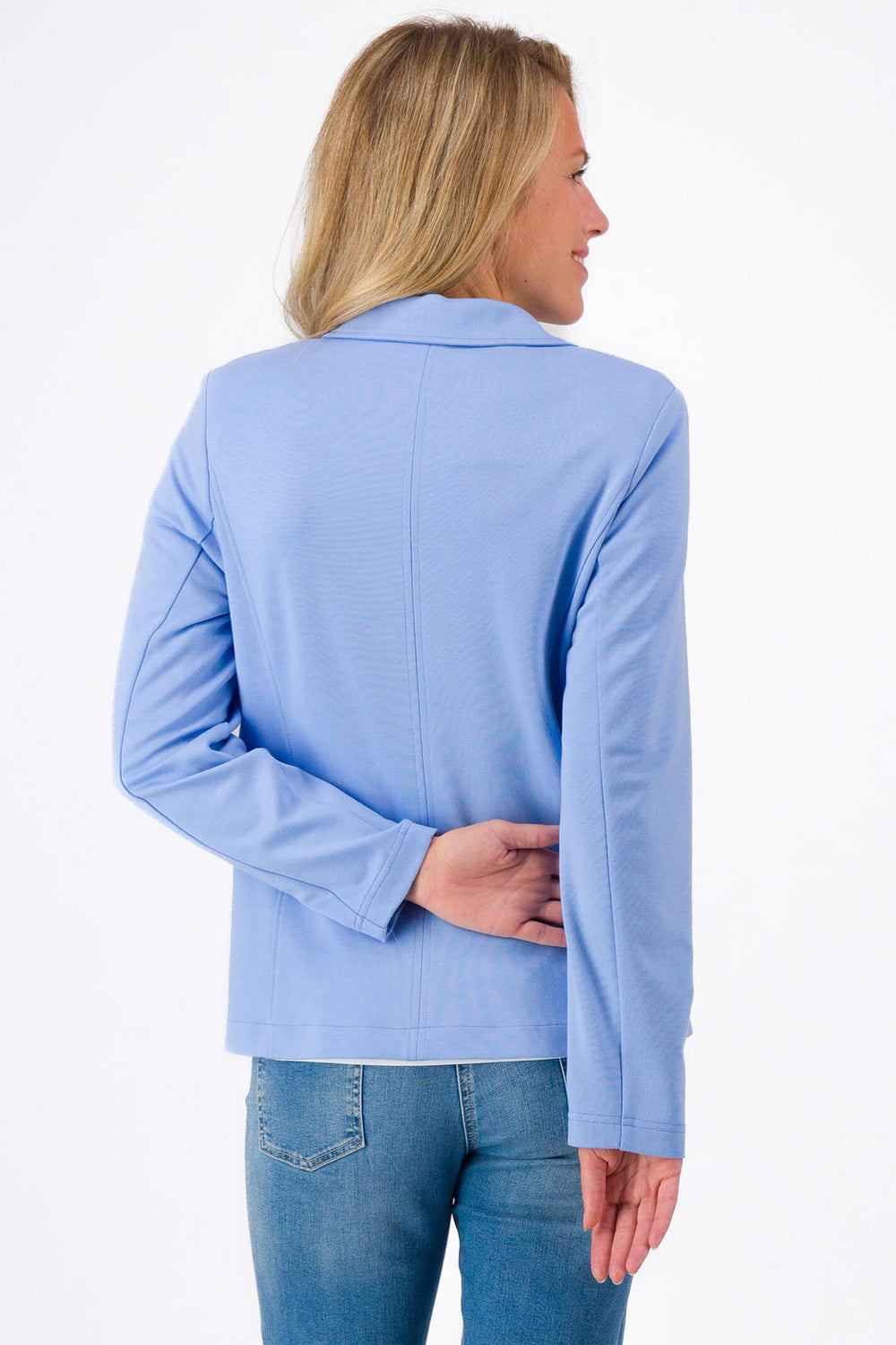 Just White J2915 Sky Blue Blazer - Experience Boutique