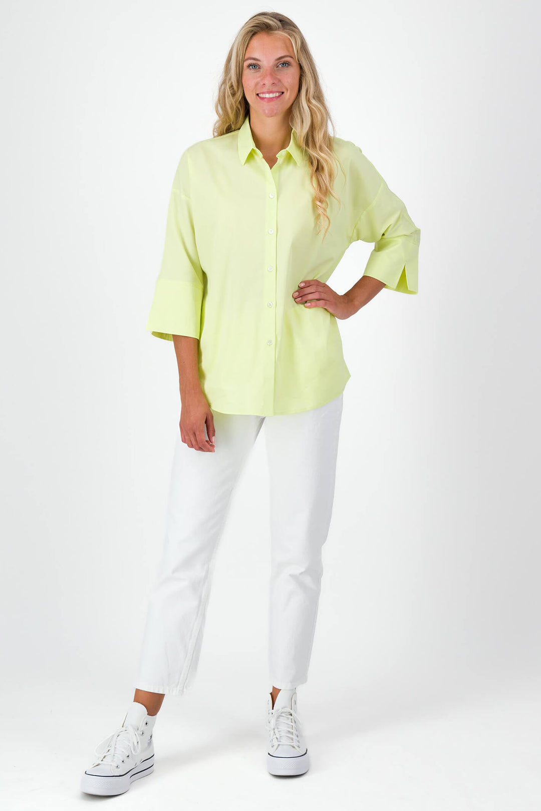 Just White Y2983 Lemon Drop Shirt - Experience Boutique