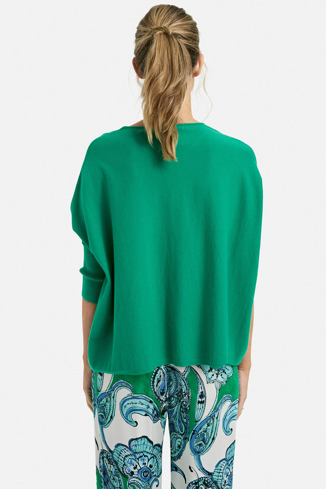 Milano 5268 Grass Green Oversized Jumper - Experience Boutique