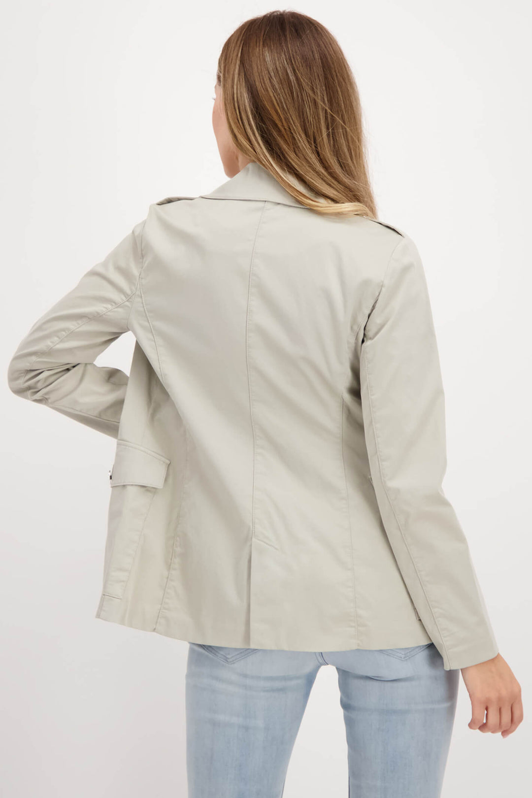 Monari 407449 Beige Cargo Jacket - Experience Boutiqiue