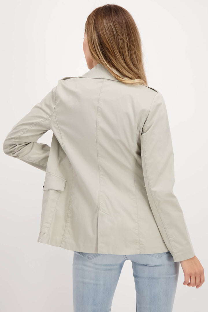 Monari 407449 Beige Cargo Jacket - Experience Boutiqiue