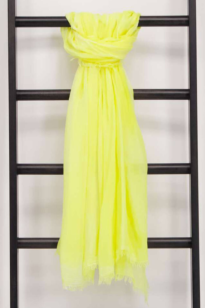 Monari 407717 Sunshine Yellow Scarf - Experience Boutique