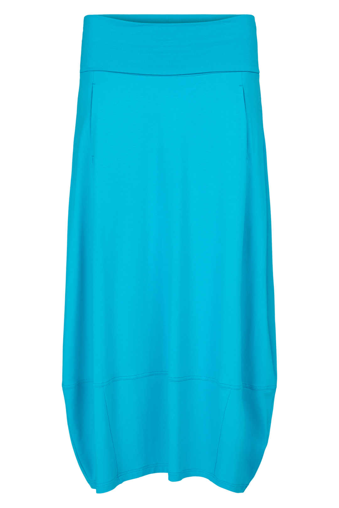 Noen 85604 02428 755 Turqoise Blue Jersey Tulip Skirt - Experience Boutique