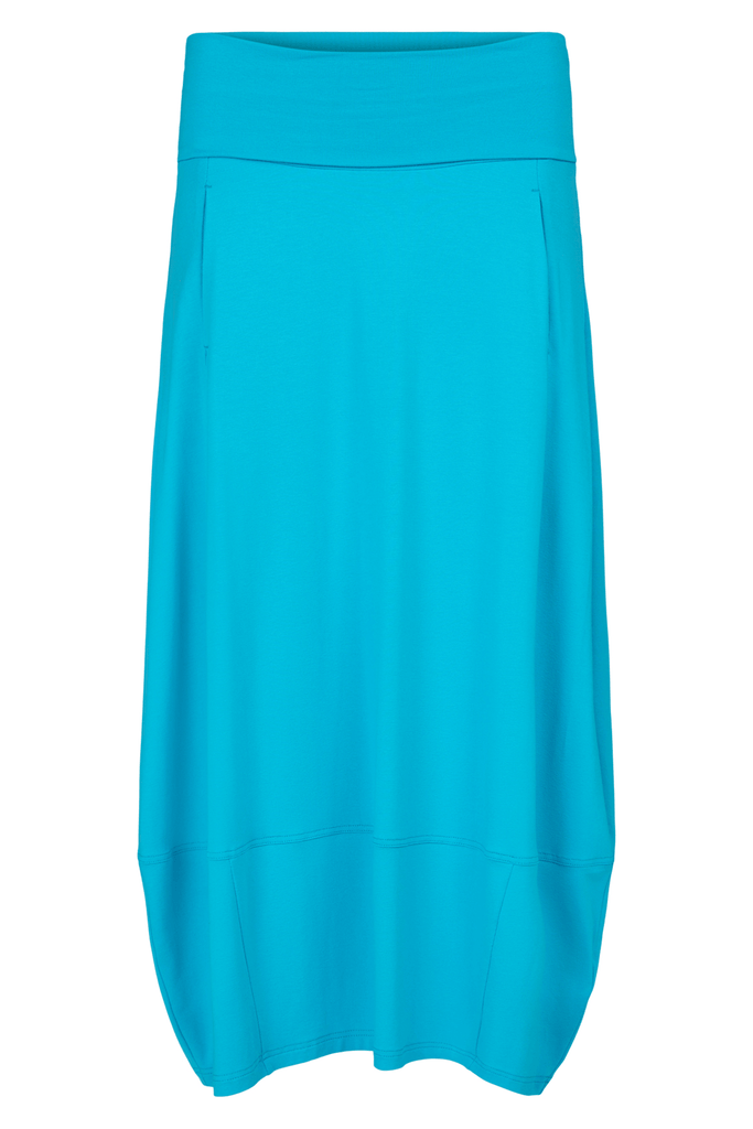 Noen 85604 02428 755 Turqoise Blue Jersey Tulip Skirt Experience