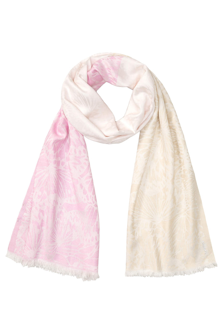 Olsen 18001806 Pink Sundae Woven Scarf - Experience Boutique