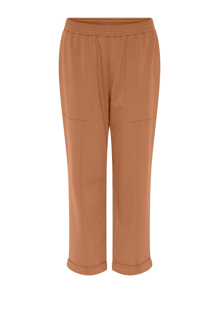 Que 31091 17 Tan Brown Pull On Trousers - Experience Boiutique