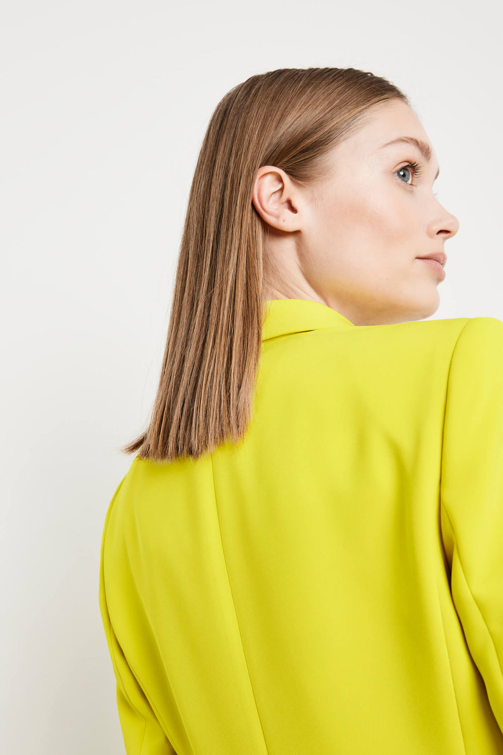 Taifun 330303 Vibrant Lime One Button Jacket - Experience Boutique