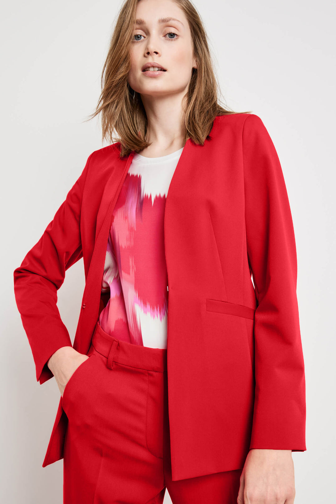 Taifun 330308 Lipstick Red Jacket - Experience Boutique