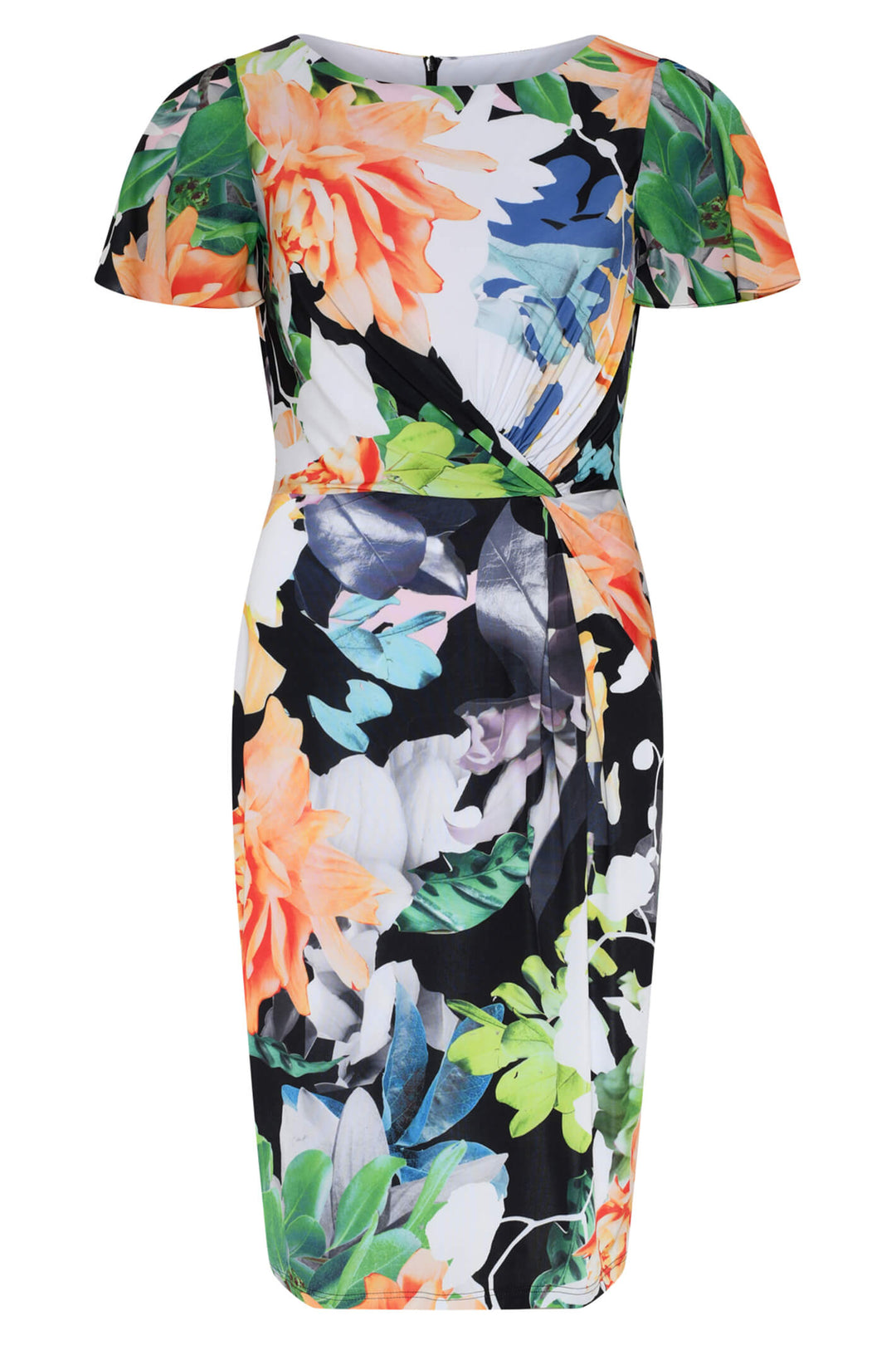 Tia 78338 Floral Print Shift Dress - Experience Boutique